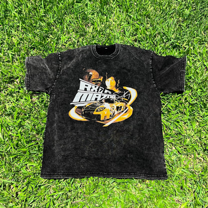 "HAN LUE" Acid Wash Oversize T-Shirt